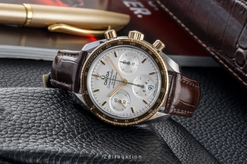 Omega Speedmaster chronograph steel / gold automatic men's watch 324.23.38.50.02.001 [2603201]