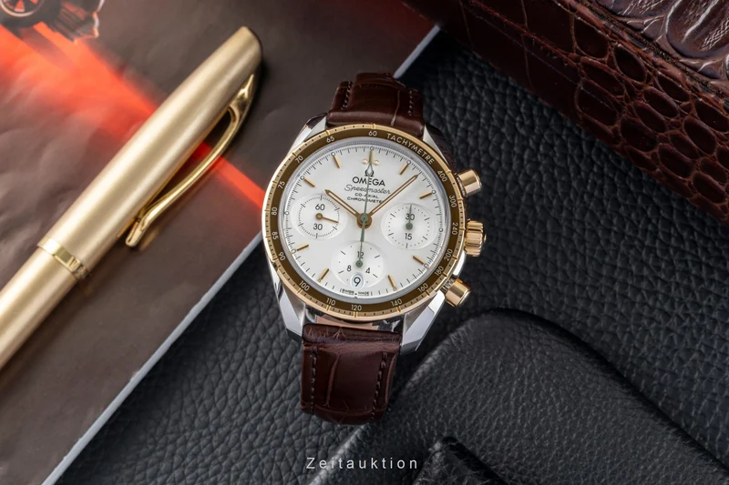 Omega Speedmaster chronograph steel / gold automatic men's watch 324.23.38.50.02.001 [2603201]