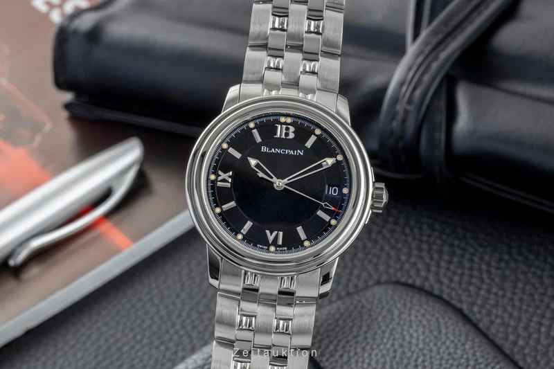 Blancpain Leman steel automatic men's watch 2100-1130-53 [2603023]