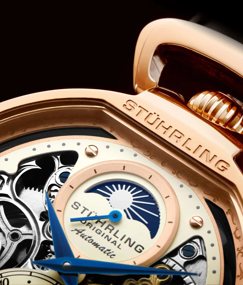Stührling 889B Automatic 46mm Skeleton
