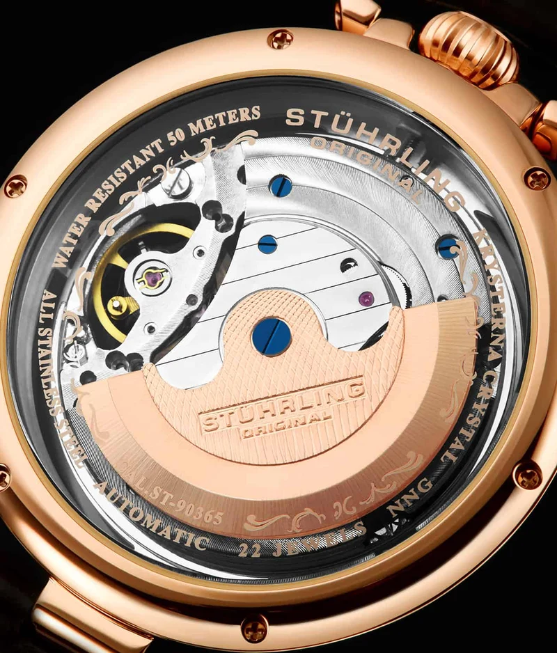 Stührling 889B Automatic 46mm Skeleton