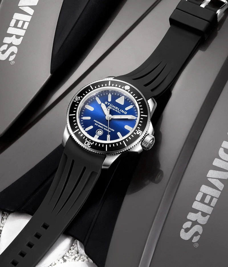 Stührling Maritimer 935.02, Aviator 3916.3, Signature Pen, and Watch Tool Kit