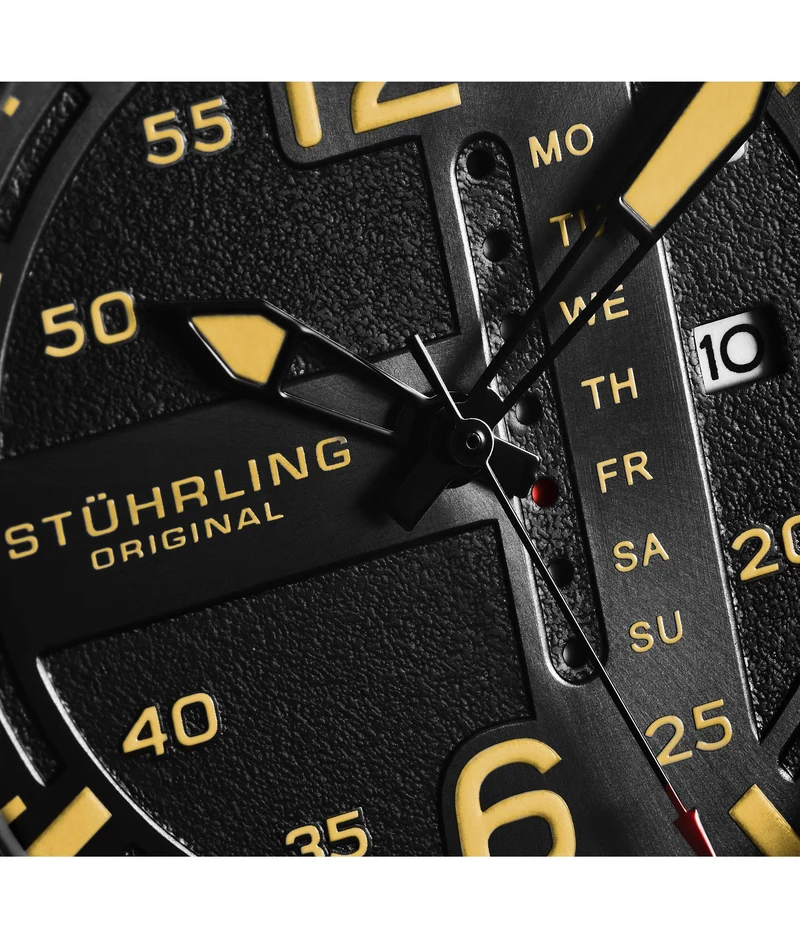 Stührling Maritimer 935.02, Aviator 3916.3, Signature Pen, and Watch Tool Kit
