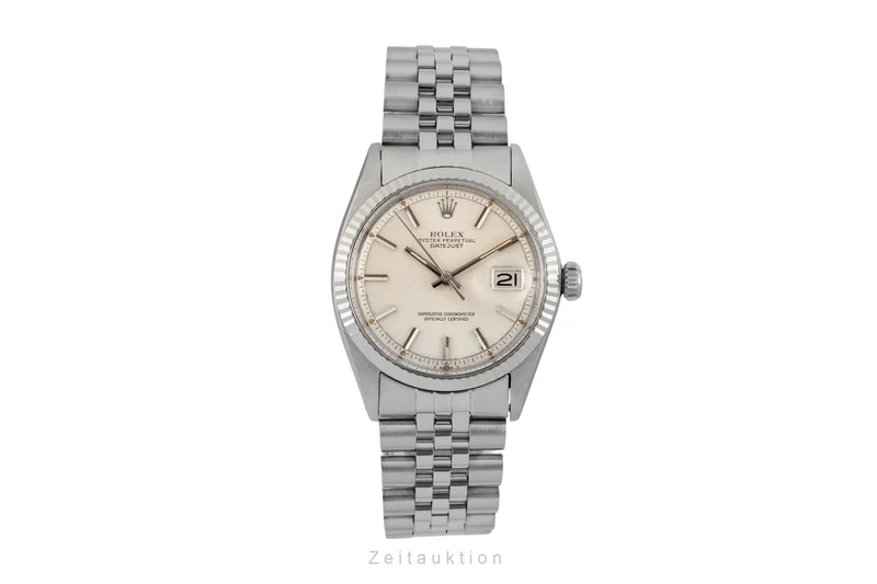 Rolex Datejust steel / white gold automatic men's watch 1601 Vintage [2603102]