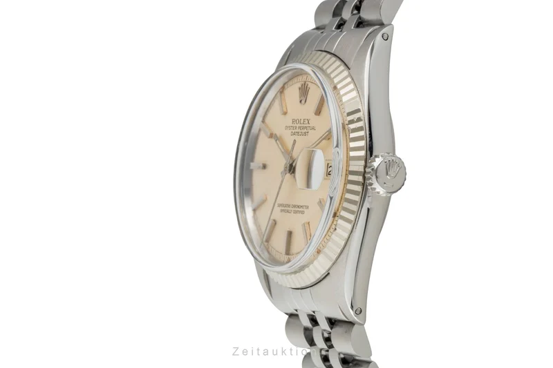 Rolex Datejust steel / white gold automatic men's watch 1601 Vintage [2603102]