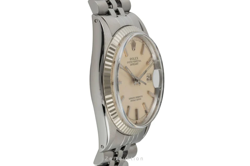 Rolex Datejust steel / white gold automatic men's watch 1601 Vintage [2603102]