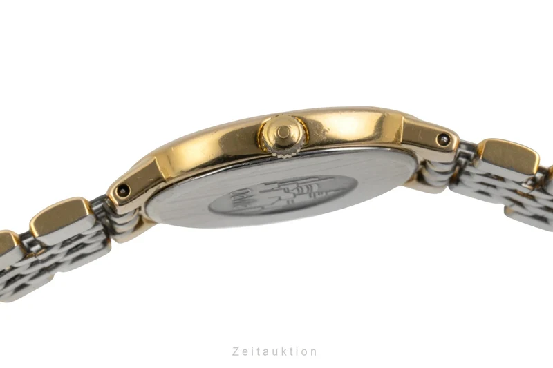 Omega De Ville gilt / steel quartz women's watch 795.0897.2 [2603541]