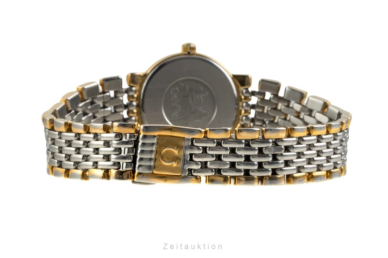 Omega De Ville gilt / steel quartz women's watch 795.0897.2 [2603541]