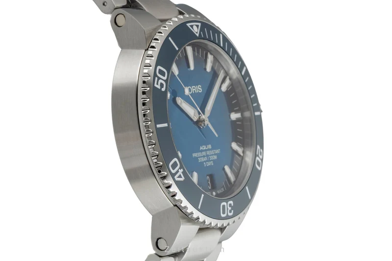Oris Aquis Date steel automatic men's watch 01 400 7763 4135-07 8 24 09PEB LP: 3500EUR [2603546]