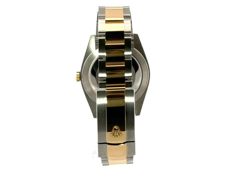 Rolex Datejust 41 Edelstahl Gelbgold 126333 Schwarz