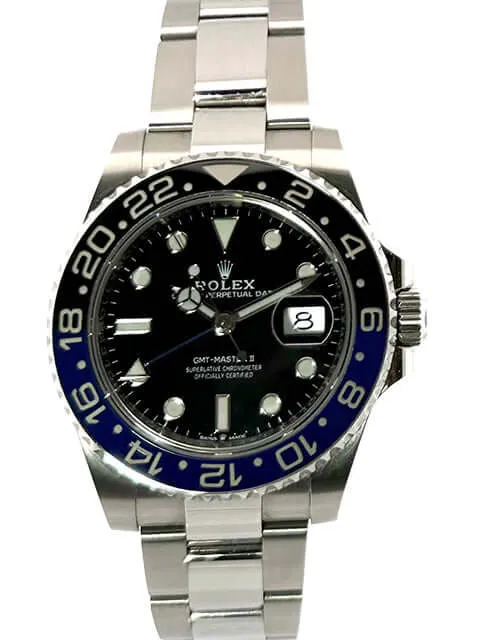 Rolex GMT-Master II Edelstahl 126710BLNR Oyster-Band