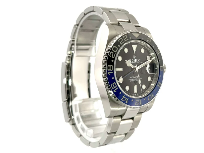 Rolex GMT-Master II Edelstahl 126710BLNR Oyster-Band