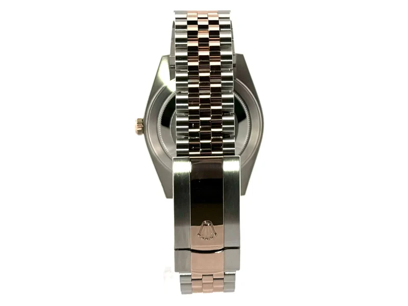 Rolex Datejust 41 Edelstahl Everose-Gold 126331 Slate Römisch Jubile-Band
