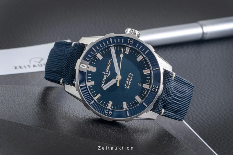 Ulysse Nardin Diver steel automatic men's watch 8163-175/93 LP: 7670EUR [2603163]