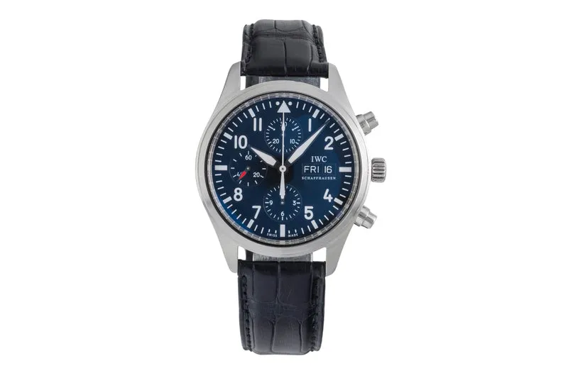 IWC Fliegerchronograph chronograph steel automatic men's watch IW371701 LP: 7700EUR [2603232]