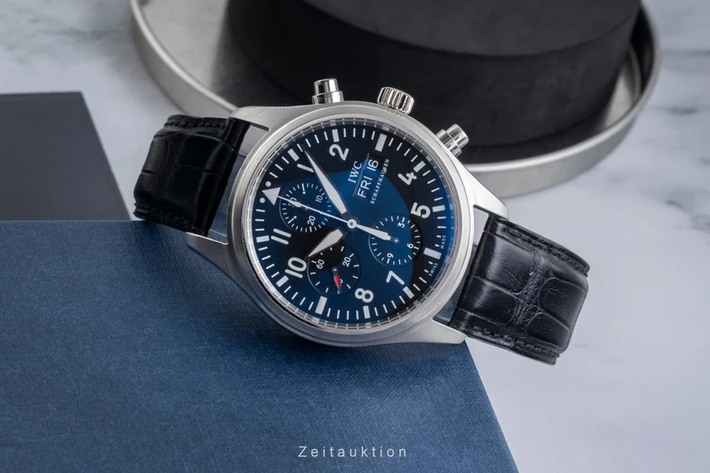 IWC Fliegerchronograph chronograph steel automatic men's watch IW371701 LP: 7700EUR [2603232]