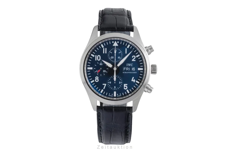 IWC Fliegerchronograph chronograph steel automatic men's watch IW371701 LP: 7700EUR [2603232]