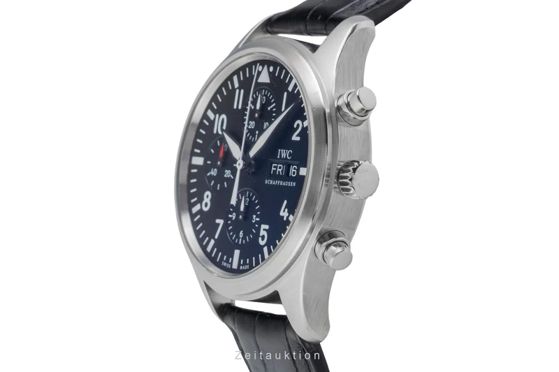 IWC Fliegerchronograph chronograph steel automatic men's watch IW371701 LP: 7700EUR [2603232]