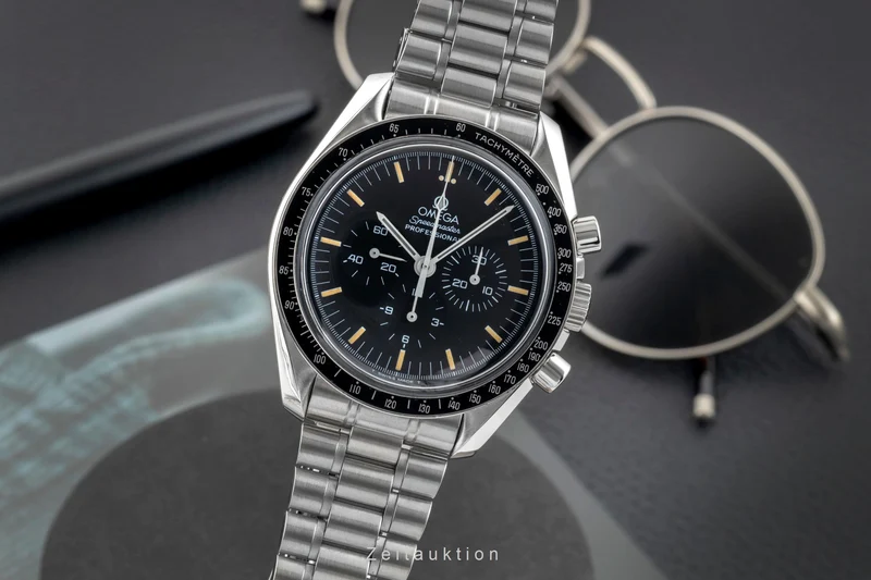 Omega Speedmaster Moonwatch chronograph steel manual winding men's watch 3590.50.00 LP: 7600EUR [2603175]