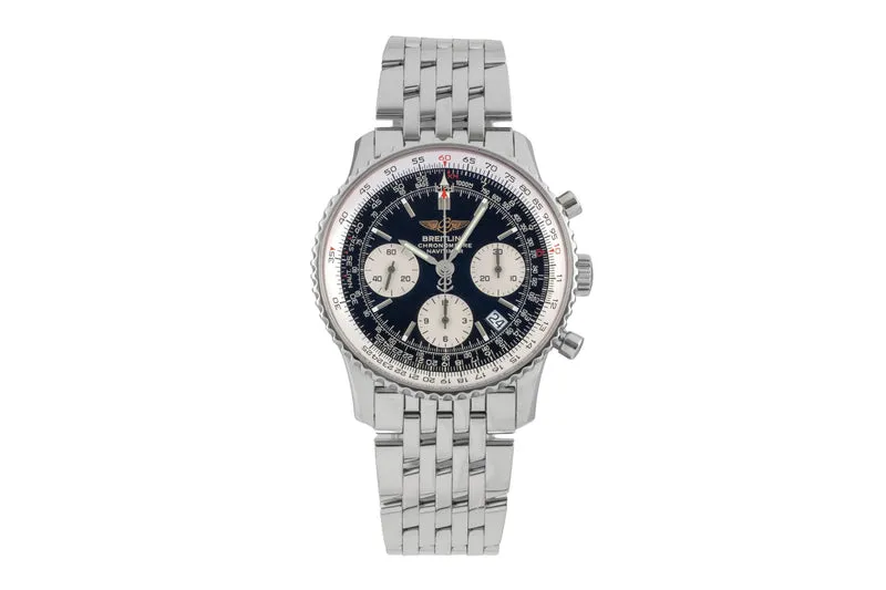 Breitling Navitimer chronograph steel automatic men's watch A23322 [2602729]
