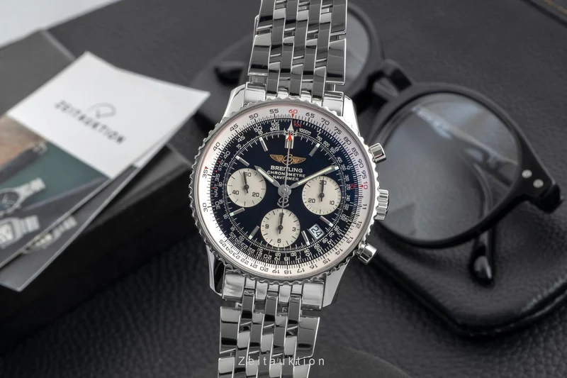 Breitling Navitimer chronograph steel automatic men's watch A23322 [2602729]