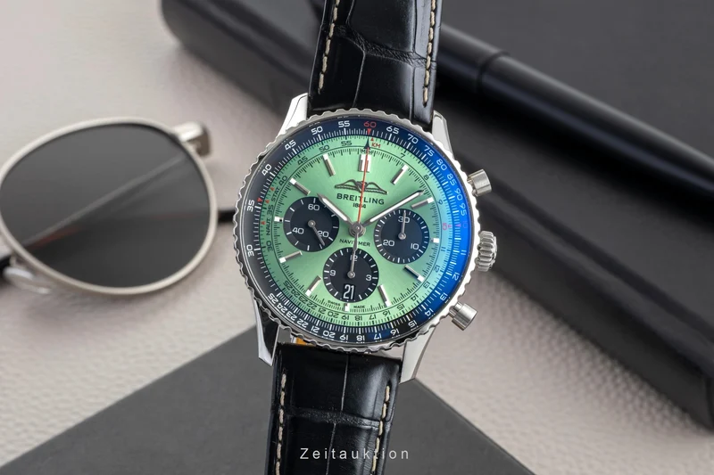 Breitling Navitimer 01 chronograph steel automatic men's watch AB0138241L1P1 LP: 9500EUR [2603296]