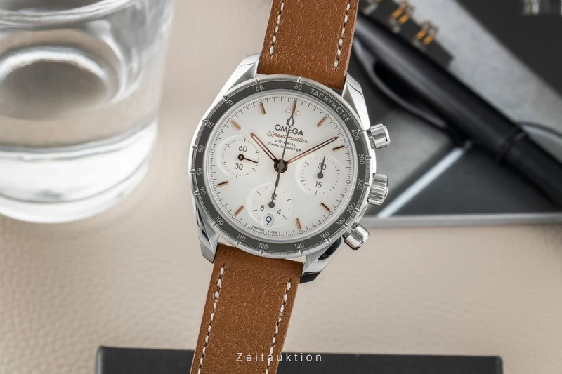 Omega Speedmaster chronograph steel automatic men's watch 324.32.38.50.02.001 LP: 5700EUR [2603220]