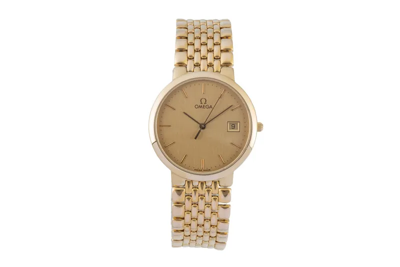 Omega De Ville gilt / steel quartz unisex 396.1012 [2603398]