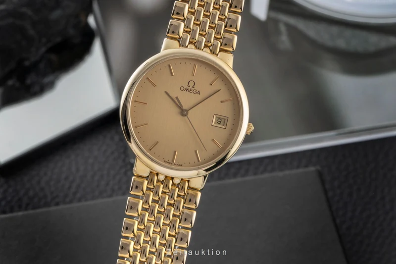 Omega De Ville gilt / steel quartz unisex 396.1012 [2603398]