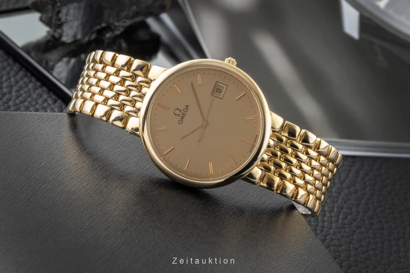 Omega De Ville gilt / steel quartz unisex 396.1012 [2603398]