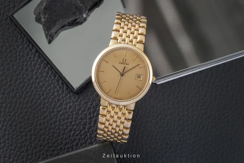 Omega De Ville gilt / steel quartz unisex 396.1012 [2603398]