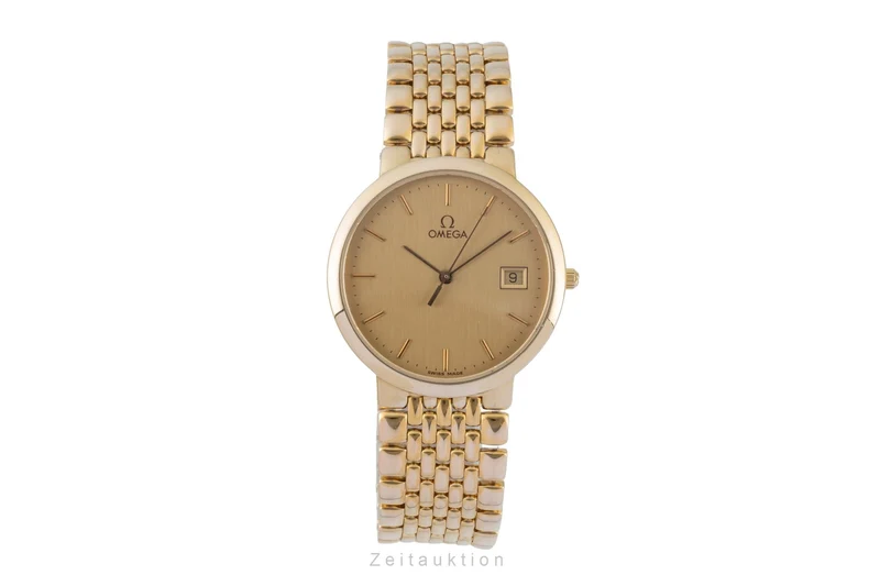 Omega De Ville gilt / steel quartz unisex 396.1012 [2603398]