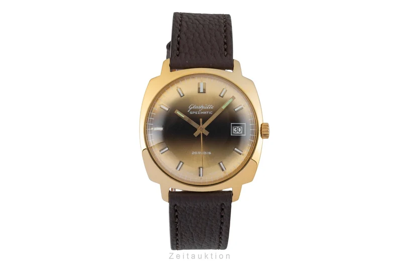 Glashütte Spezimatic gilt-brass automatic men's watch Vintage [2601791]