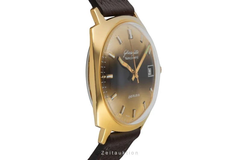 Glashütte Spezimatic gilt-brass automatic men's watch Vintage [2601791]