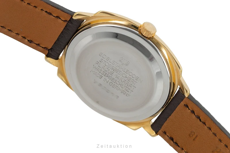 Glashütte Spezimatic gilt-brass automatic men's watch Vintage [2601791]
