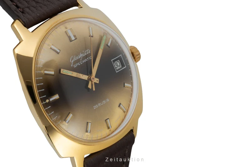 Glashütte Spezimatic gilt-brass automatic men's watch Vintage [2601791]