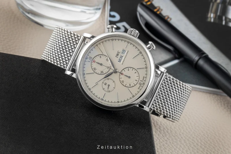 IWC Portofino chronograph steel automatic men's watch IW391009 [2603209]