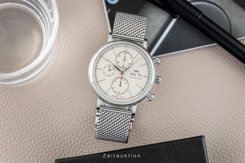IWC Portofino chronograph steel automatic men's watch IW391009 [2603209]