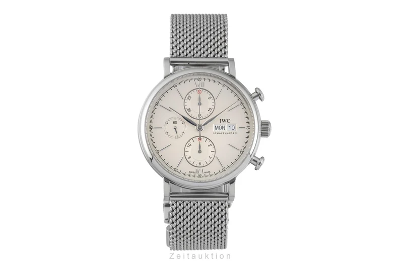 IWC Portofino chronograph steel automatic men's watch IW391009 [2603209]