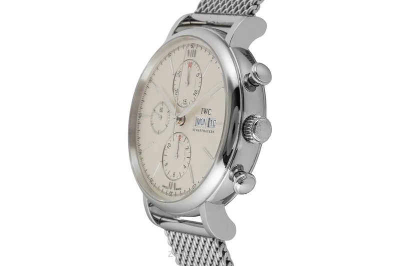 IWC Portofino chronograph steel automatic men's watch IW391009 [2603209]