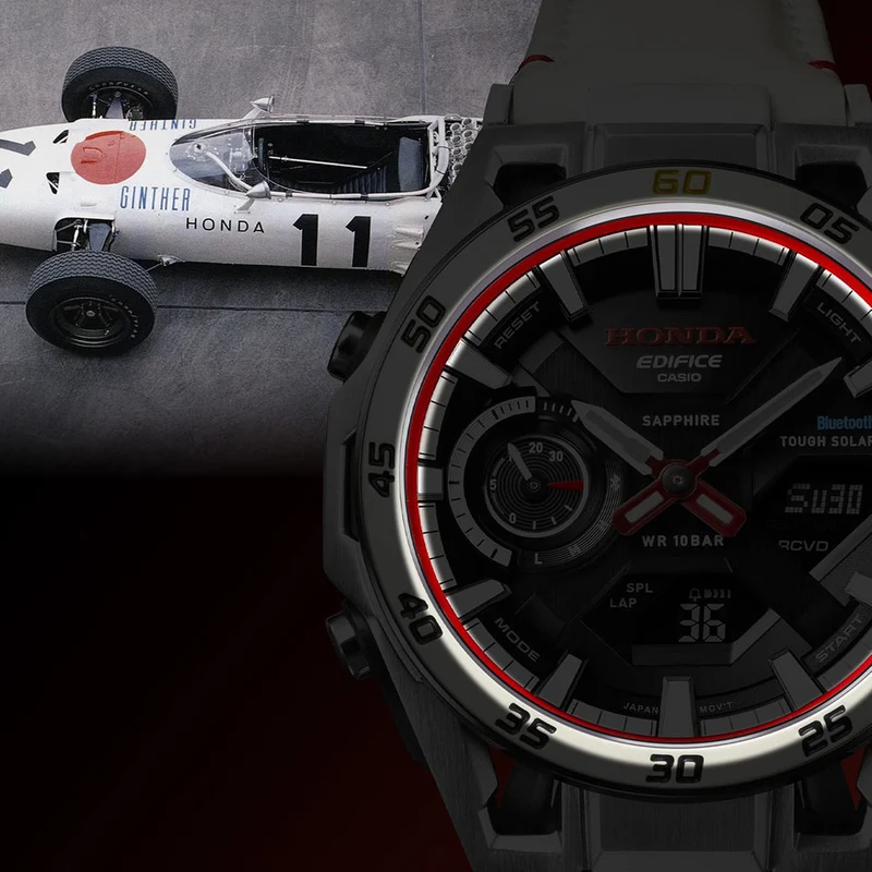 Casio Edifice Sospensione x Honda F1 60th Anniversary Limited Edition ECB-2300HR-1AER