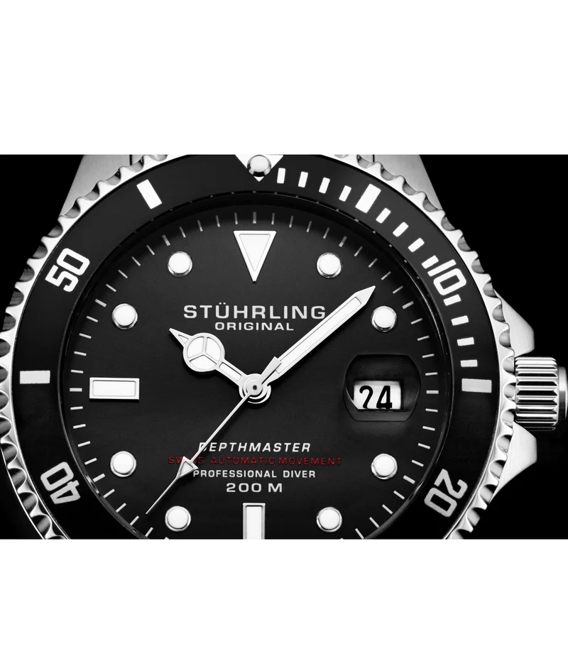 Stührling Executive Diver & Skeleton Gift Set