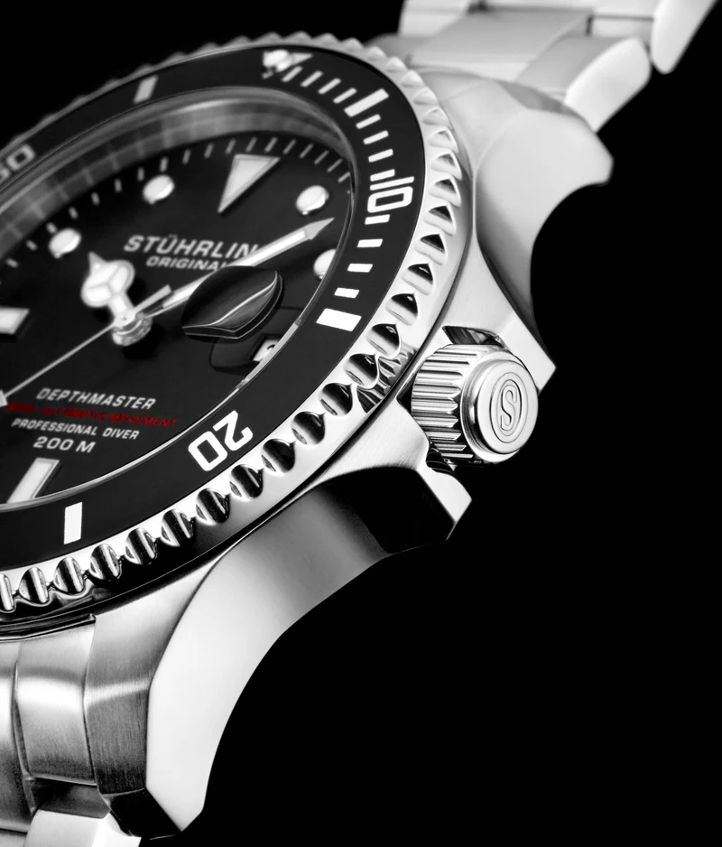 Stührling Executive Diver & Skeleton Gift Set
