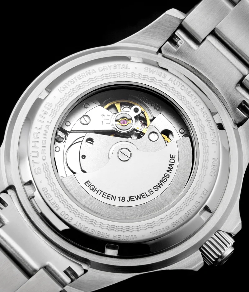 Stührling Executive Diver & Skeleton Gift Set