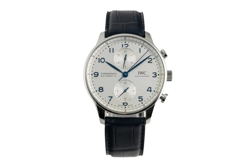 IWC Portugieser chronograph steel automatic men's watch IW371605 [2603405]