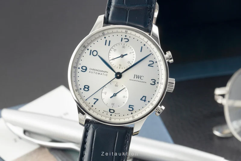 IWC Portugieser chronograph steel automatic men's watch IW371605 [2603405]