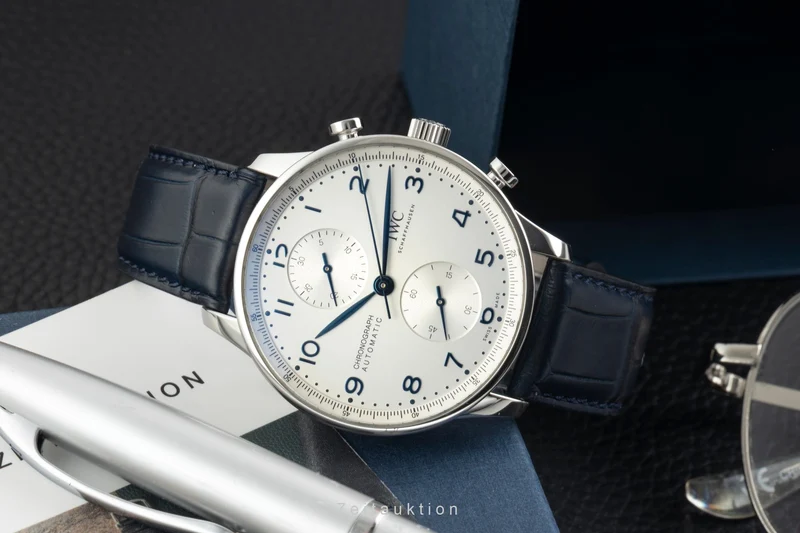 IWC Portugieser chronograph steel automatic men's watch IW371605 [2603405]