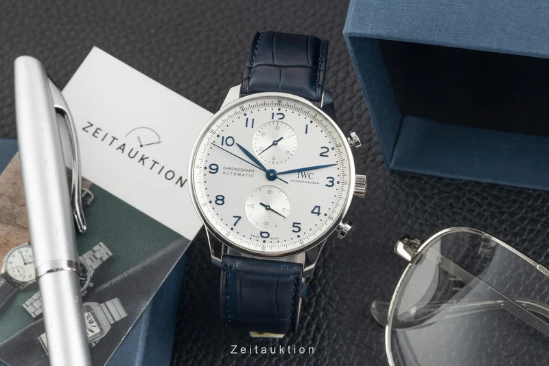 IWC Portugieser chronograph steel automatic men's watch IW371605 [2603405]
