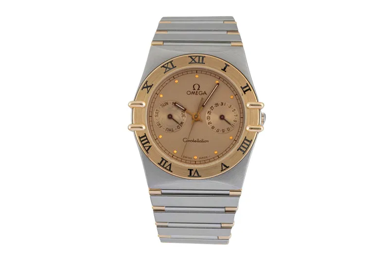 Omega Constellation steel / gold quartz men's watch 396.1070 396.1080 [2602882]