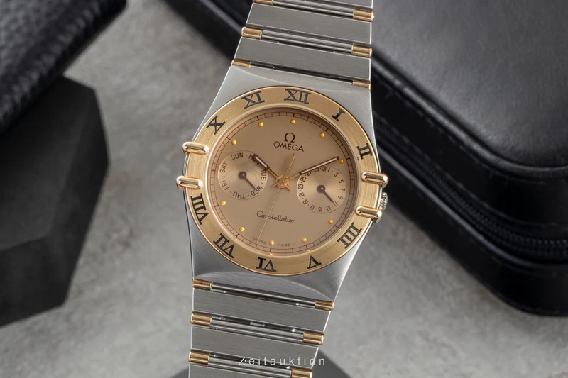 Omega Constellation steel / gold quartz men's watch 396.1070 396.1080 [2602882]